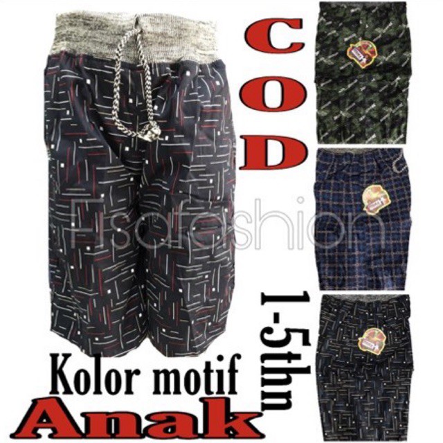 KOLOR ANAK/CELANA ANAK LAKI-LAKI/CELANA KOLOR ANAK