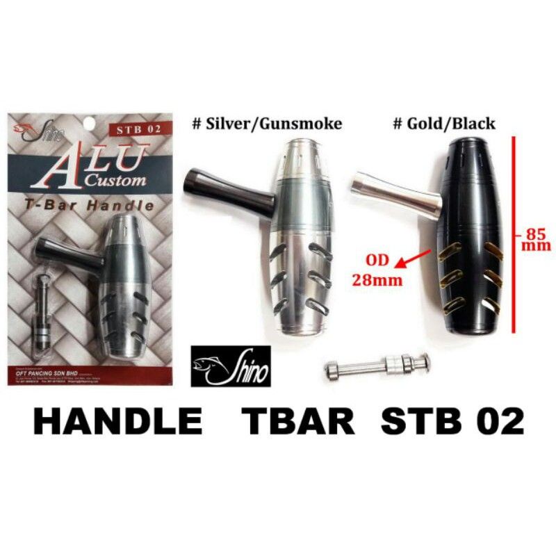 SHINO &quot;ALUMINIUM CUSTOM T-BAR HANDLE&quot; STB-02