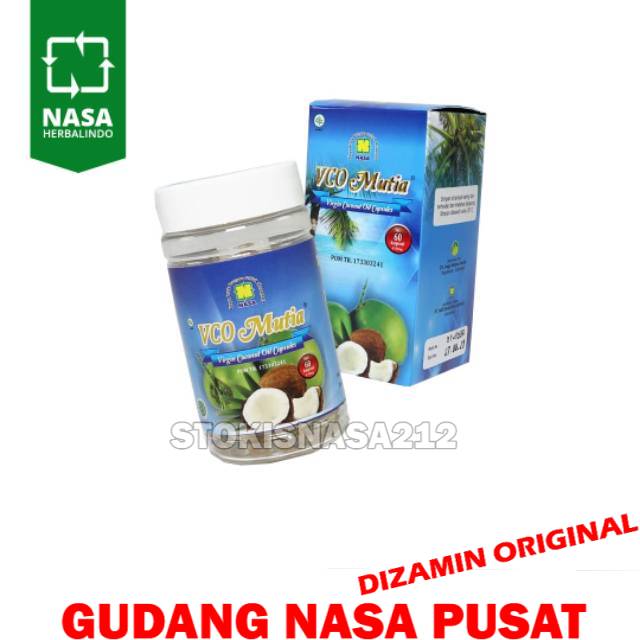 

Mutia VCO Virgin Coconut Oil Capsules Asli Nasa