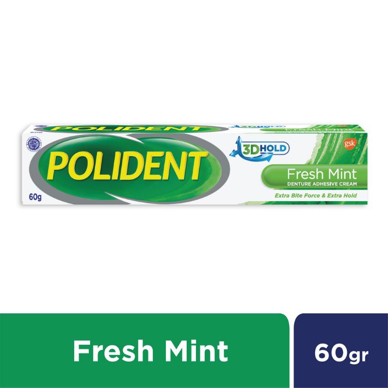 Polident Original lem perekat gigi palsu 60g