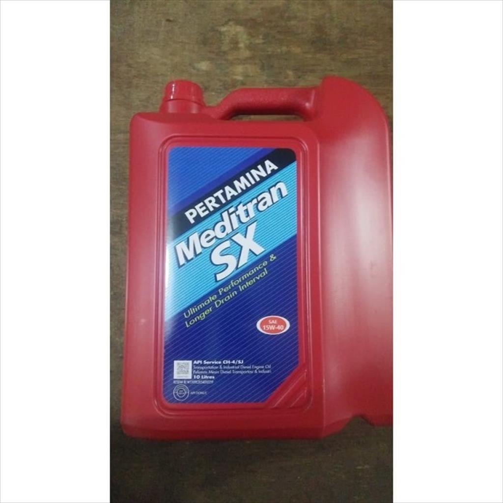 Oli Mesin Mobil Diesel Meditran SX 10 Liter