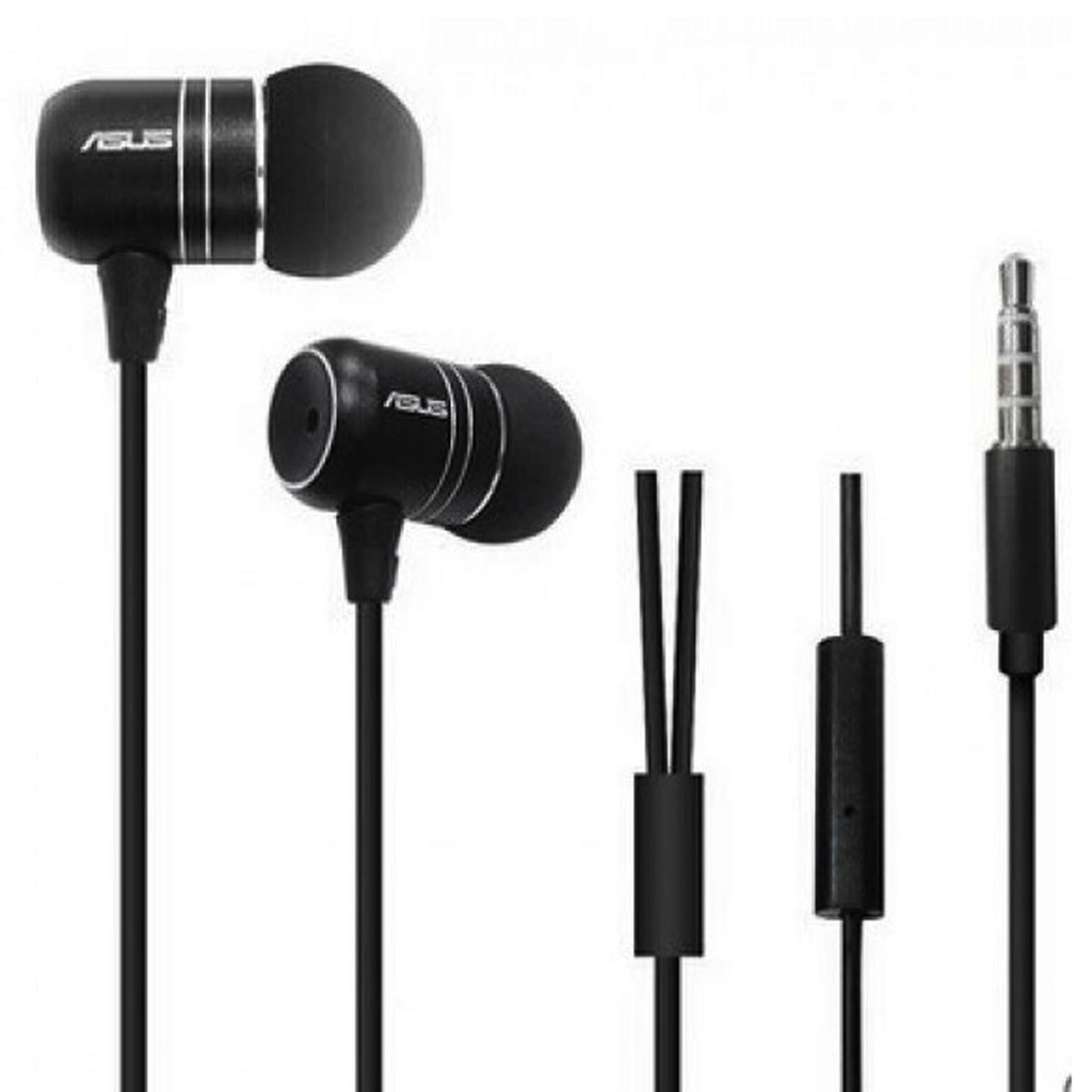 Handsfree Asus Zenfone  ZenEar In-ear Earphone zenfone ORIGINAL With Mic and Volume headset asus