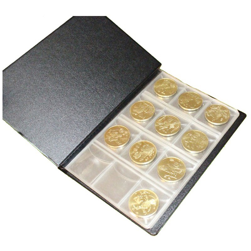 World Coin Stock Dompet Album Koleksi Koin 120 Slot