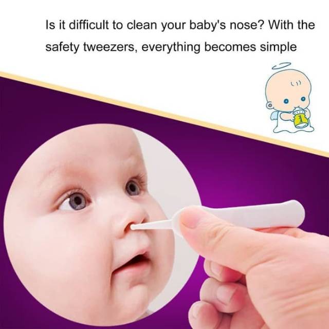 Pinset alat pembersih hidung-telinga anak bayi multifungsi