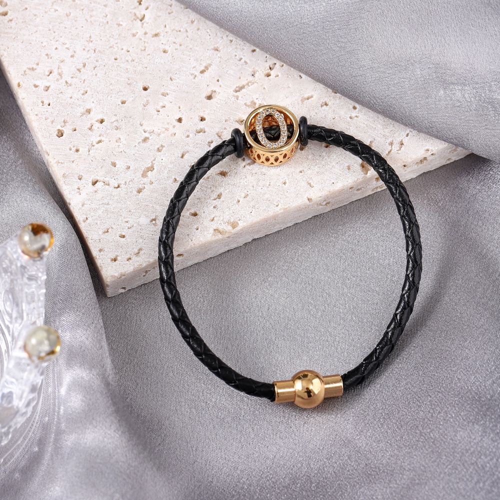 COD Gelang Tali Wanita Gelang Tali Gelang Serut Titanium Asli Liontin Gelang Tali Gelang Serut Silver D116