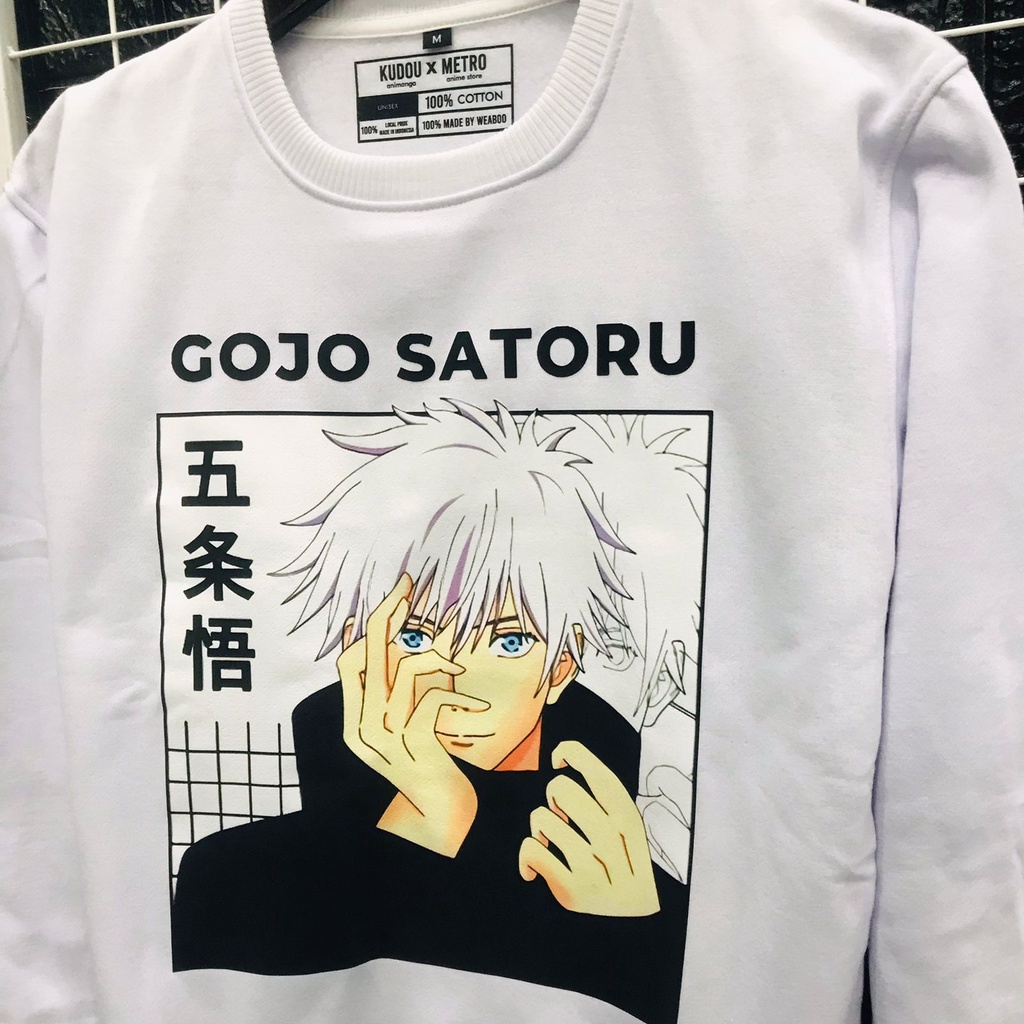 Crewneck Gojo Satoru Classic Anime Manga Jujutsu Kaisen Premium Unisex