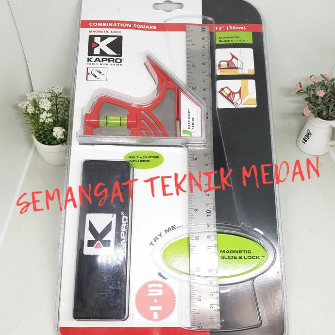 

Jual 325 Penggaris Siku Tukang Magnet Combination Square 30Cm 12" Kapro Smtt1 Buru Order