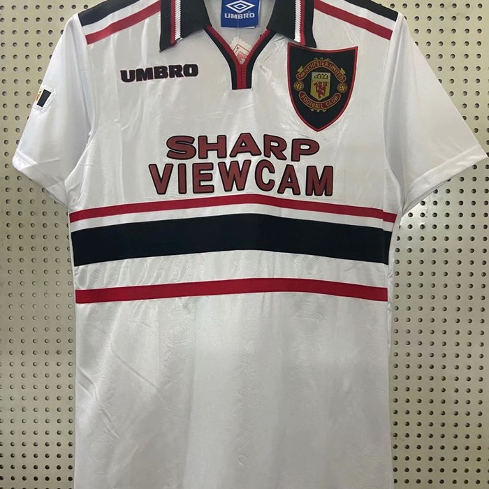 Jersey Baju Bola MU Retro 1998 1999 Grade Ori Top Quality