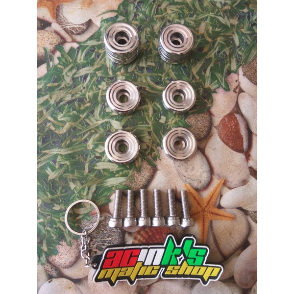 KOIN BAUT DEK INJEK MIO SPORTY MIO SMILE STAINLESS (6KOIN)