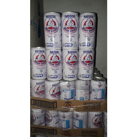 

BEAR BRAND SUSU STERIL MURNI 189 ML