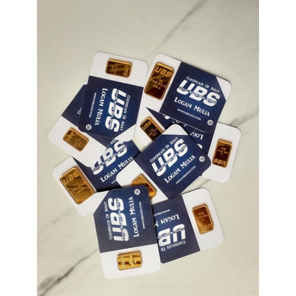 PROMO  REPLIKA EMAS UBS MIRIP ASLI AKRILIK GOLD UNTUK BAHAN MAHAR DAN CRAFT