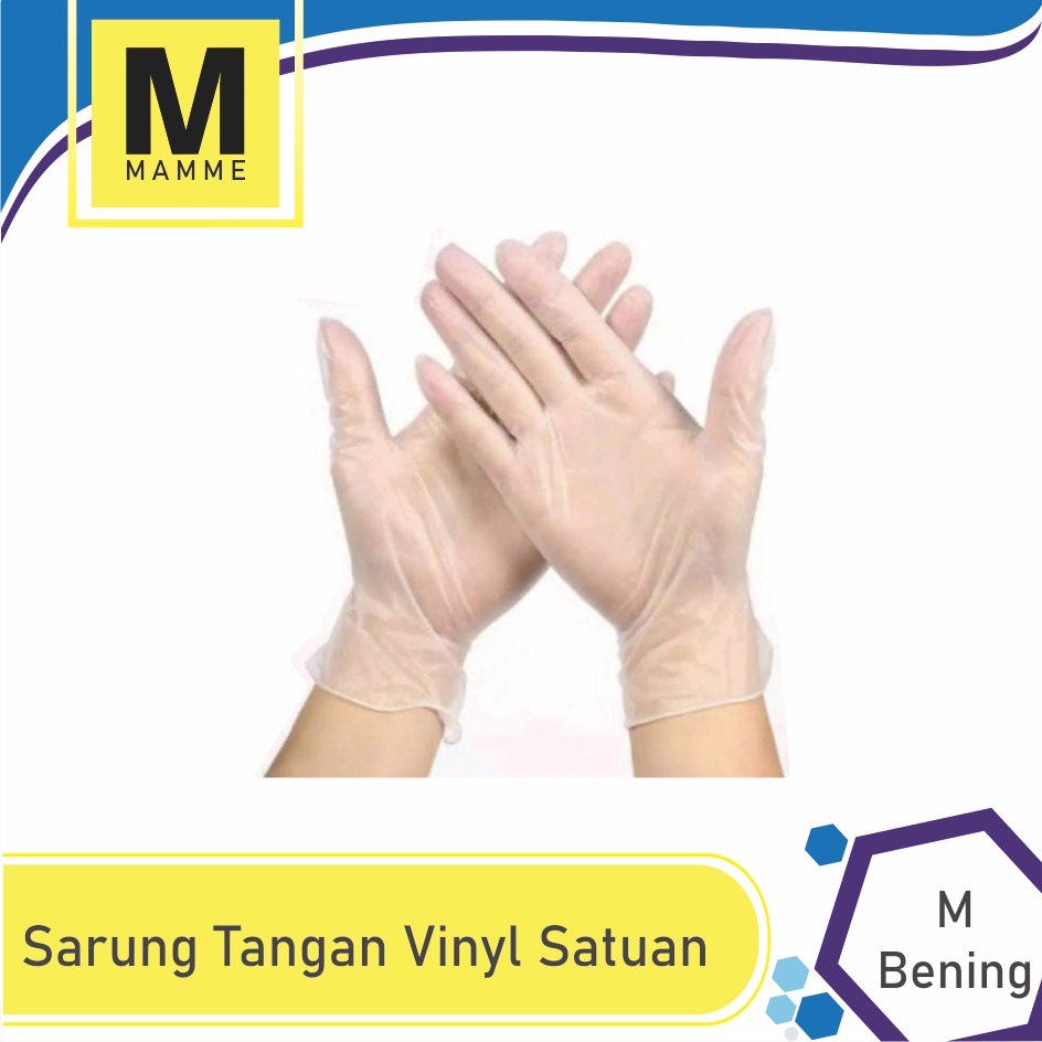 Sensi Sarung Tangan Latex / Vinyl S1/M1/L1