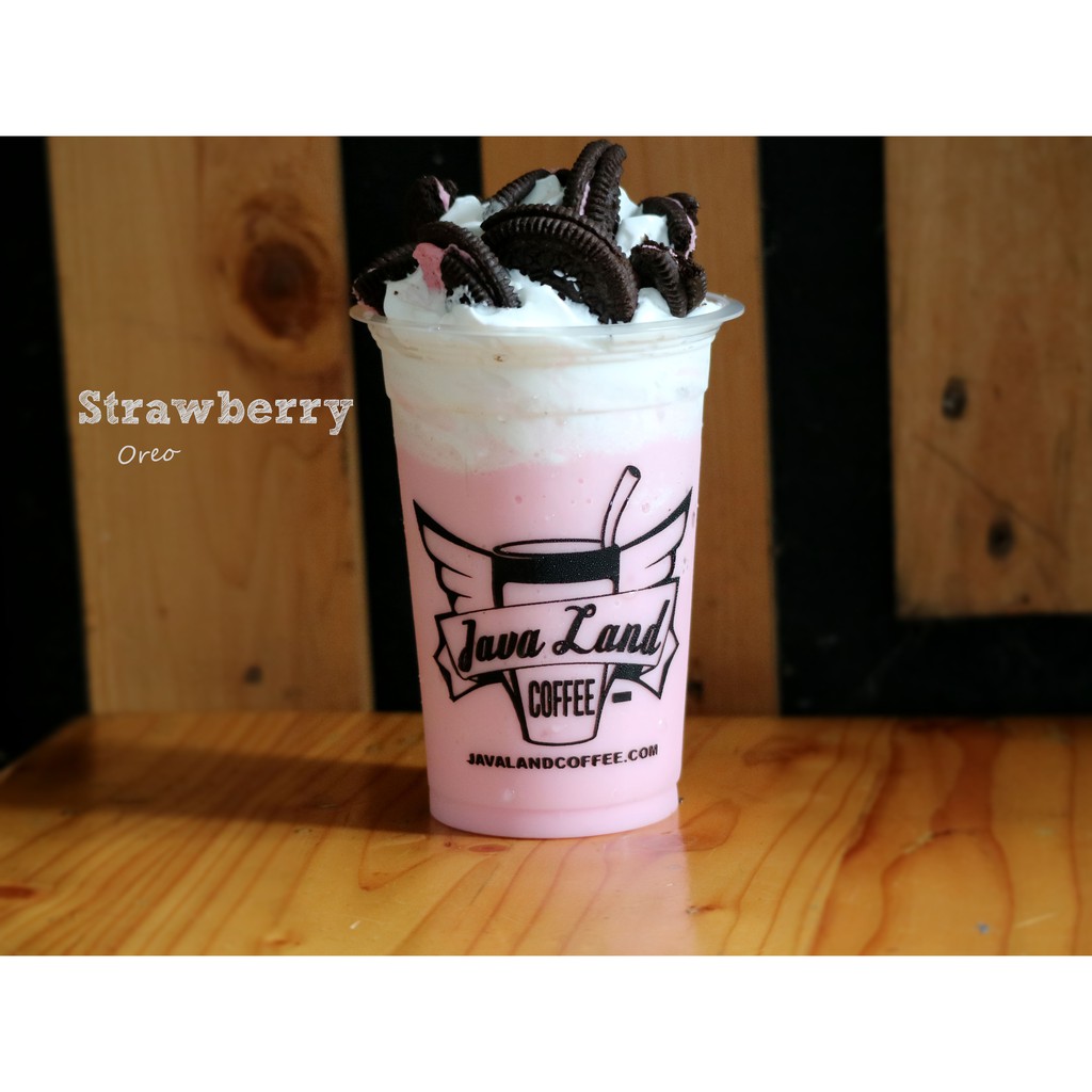 

AKEH Javaland Bubuk Minuman Rasa Strawberry gram - Regular Plain Bubble Powder Drink Boba
