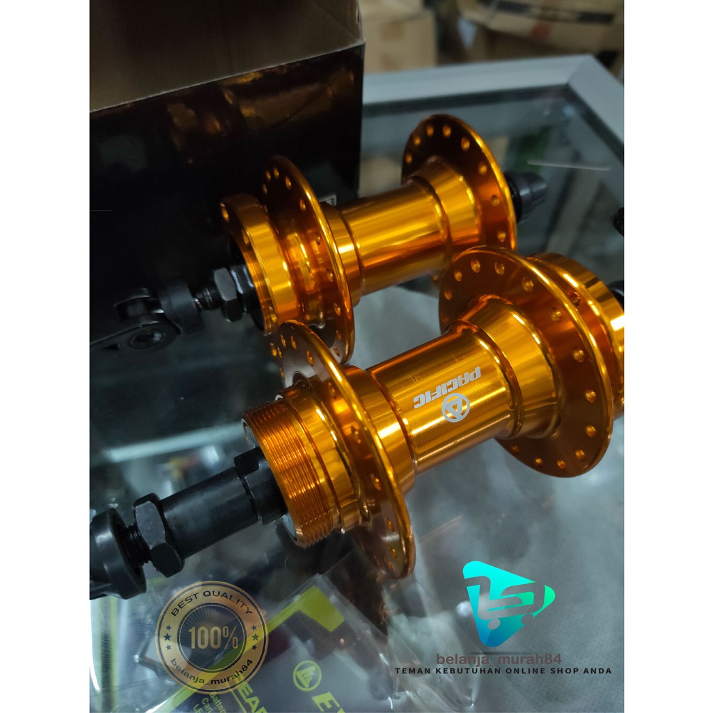 Hub Freehub Ulir Drat Pacific 32 / 36 Hole Alloy (Sepasang)