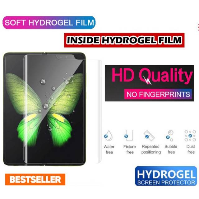 Hydrogel anti gores Samsung Galaxy FOLD 2019 FULL SET DEPAN BELAKANG DALAM screen guard protector