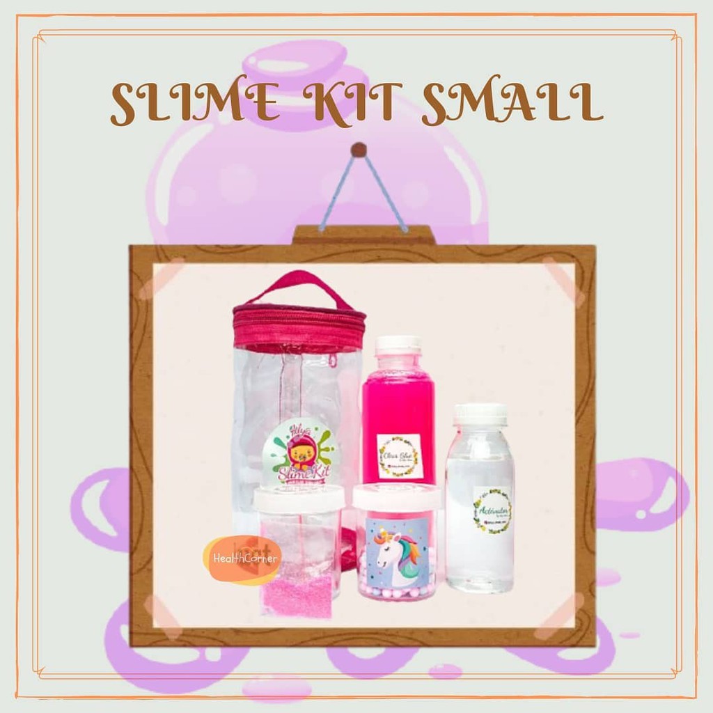 Slime Kit SMALL/BAHAN SLIME/MEMBUAT SLIME/DIY SLIME/SLIME MAKER/DIY KIT/EDU TOYS/Mainan Edukasi