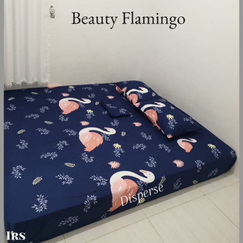 Sprei Homemade MURAH POLKA FLAMINGO/BEAUTY FLAMINGO/GREY FLAMINGO