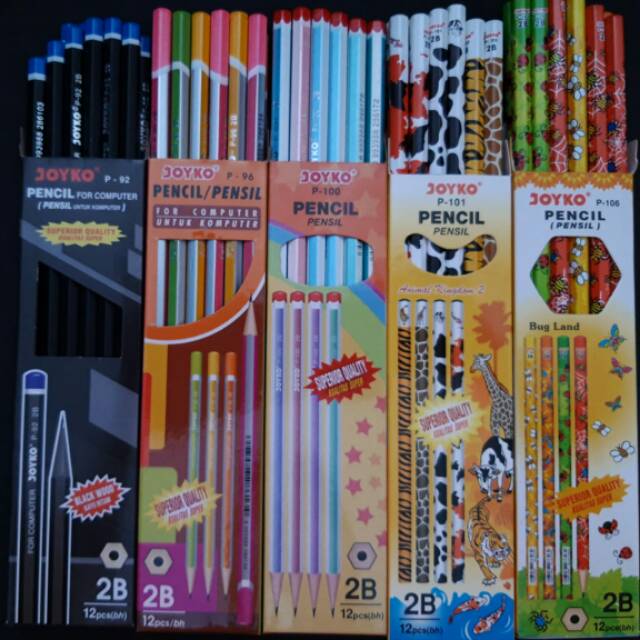

Pencil 2B Joyko P92, P96, P100, P101, P106(12pcs)