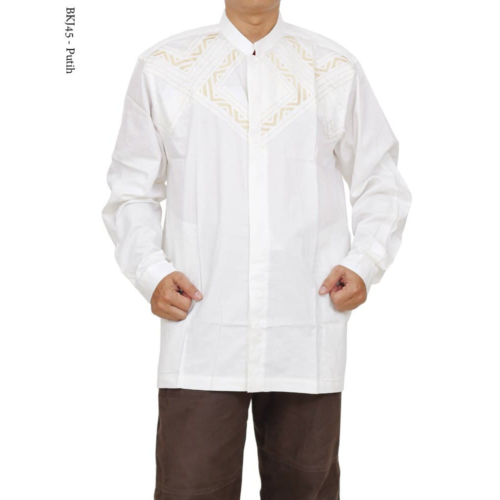 baju koko dewasa HL805 Koko Yudika Benhur Busana Muslim Pria Baju koko lengan panjang X4M1
