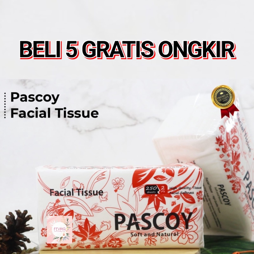 Tisu Tissue Pascoy 250 Facial Tissue PROMO !!!!!