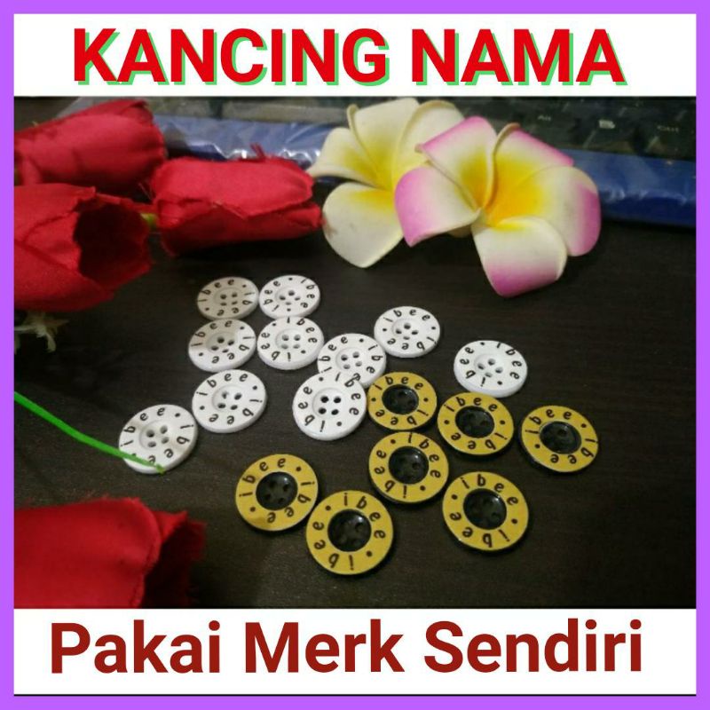 Kancing Nama Custom