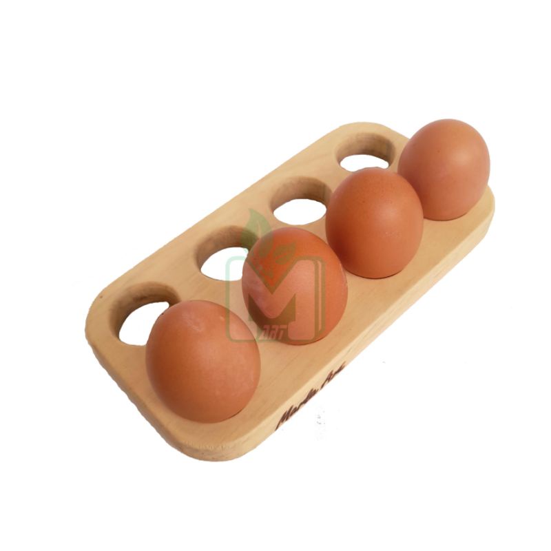 Kotak Penyimpanan Telur Souvenir Unik Egg Box Wadah Penyimpanan Telor Kayu