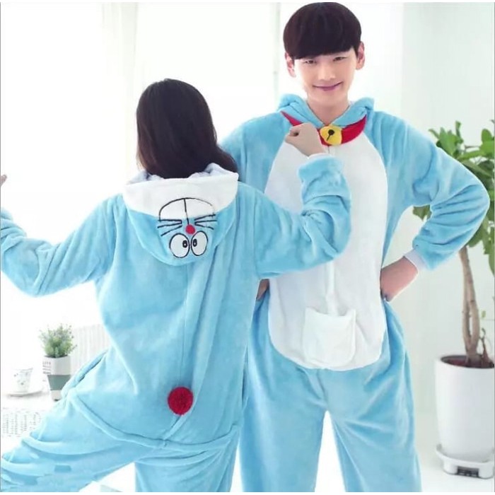  BAJU  ONESIE DORAEMON  PIYAMA KOSTUM PESTA Shopee Indonesia