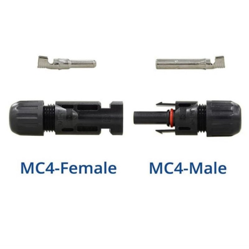 Connector Mc4 Male and Female / Konektor Mc4 Soket Pair +-