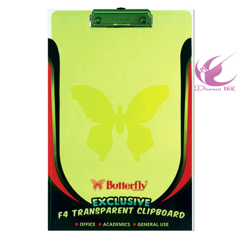 

Clipboard Transparant F4 Butterfly