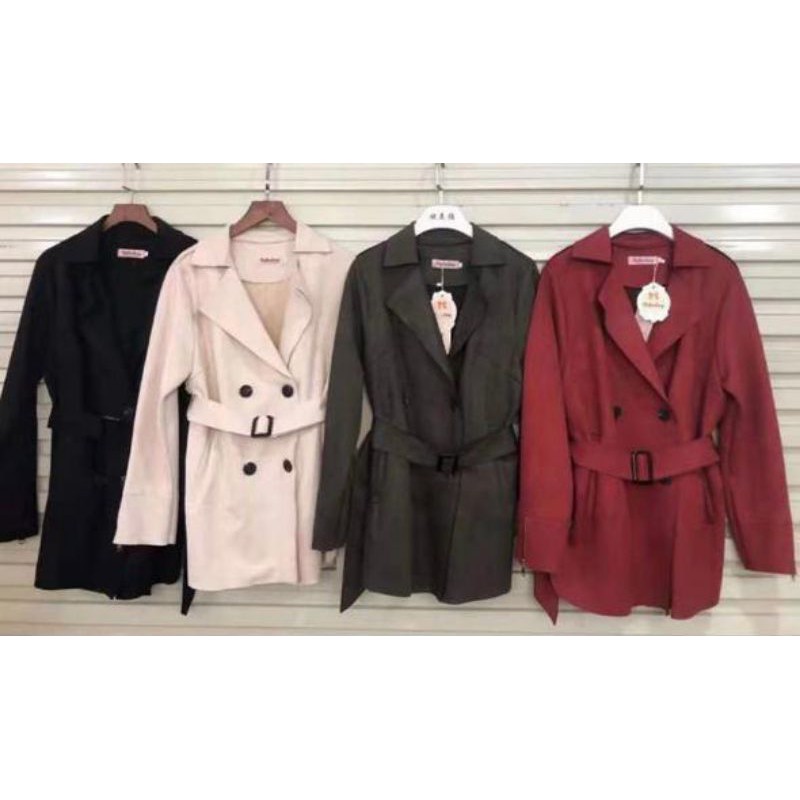 COAT SUEDE KOREA ZT008