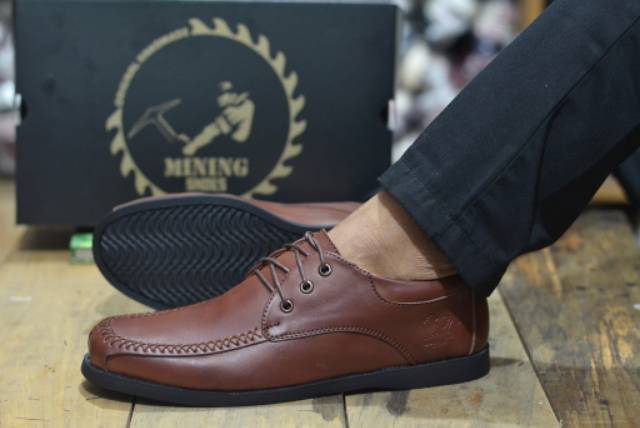 Sepatu Kasual Loafers Pria Kantor Kerja Original PU Leather Ready 39-43