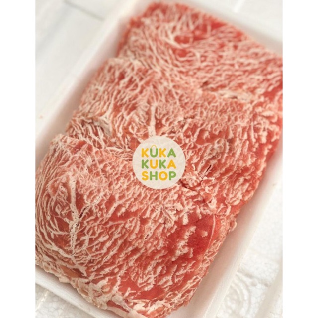 Daging Wagyu Beef Slice Mb3+ FRESH CUT 1 KG