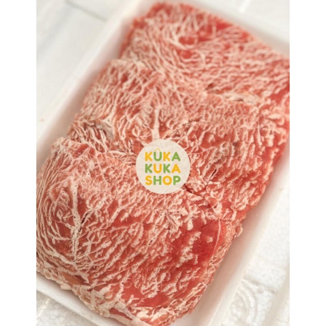 Daging Wagyu Beef Slice Mb3+ FRESH CUT 1 KG