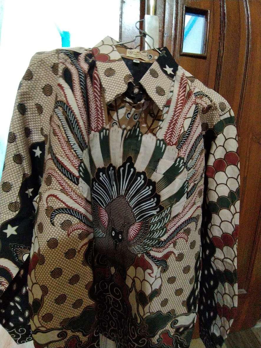 Batik Pria Atasan Premium Solo Lapis Furing Batik Pria Lengan Panjang Premium Prabuseno