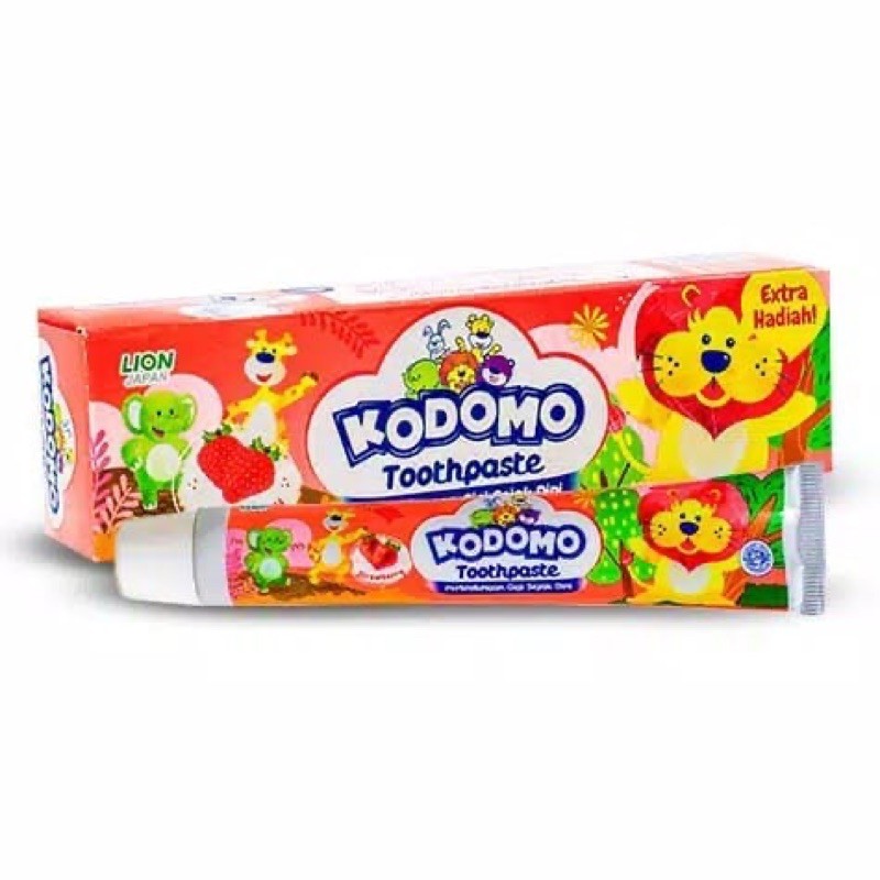 Kodomo Toothpaste 45gr - Kodomo Pasta Gigi 4 rasa 45gr Extra Hadiah