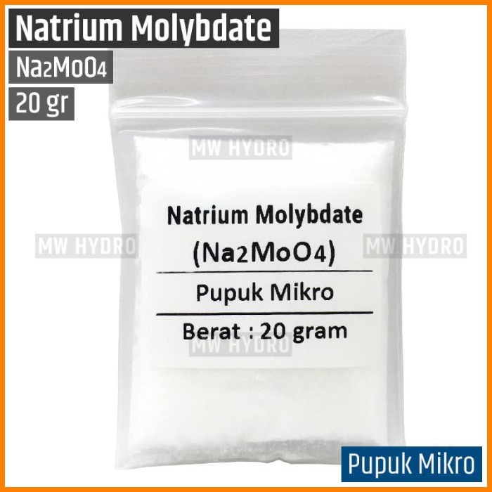Natrium Molybdate / Sodium Molybdate - 20 gr - Pupuk Mikro Hidroponik