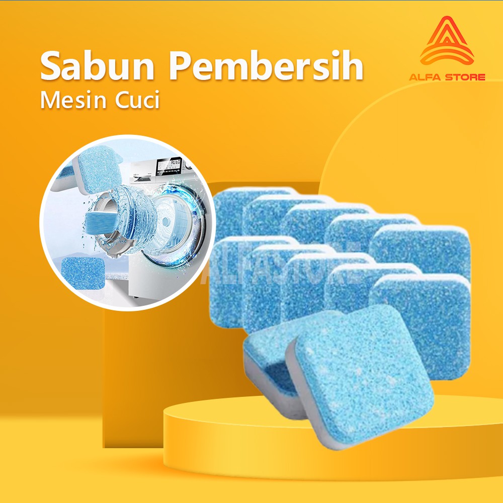 Tablet Pembersih Mesin Cuci Deep Cleaning Washing Penghilang Bau