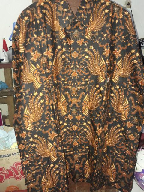 Kemeja Batik Prabu Bahan Katun Baturaden Reguler Fit A482