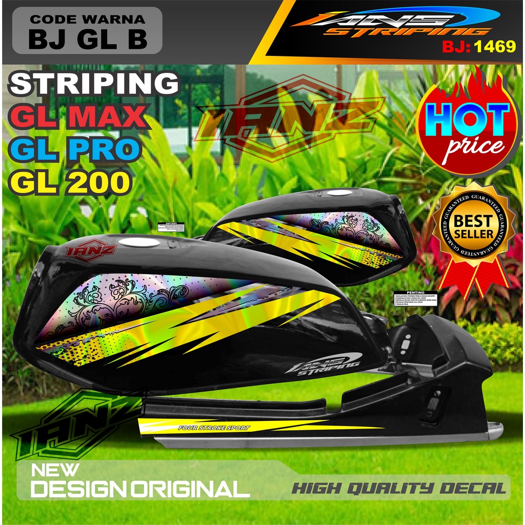 STRIPING STIKER GL PRO VARIASI HOLOGRAM / STRIPING GL PRO MAX VARIASI HOLOGRAM / STRIPING GL