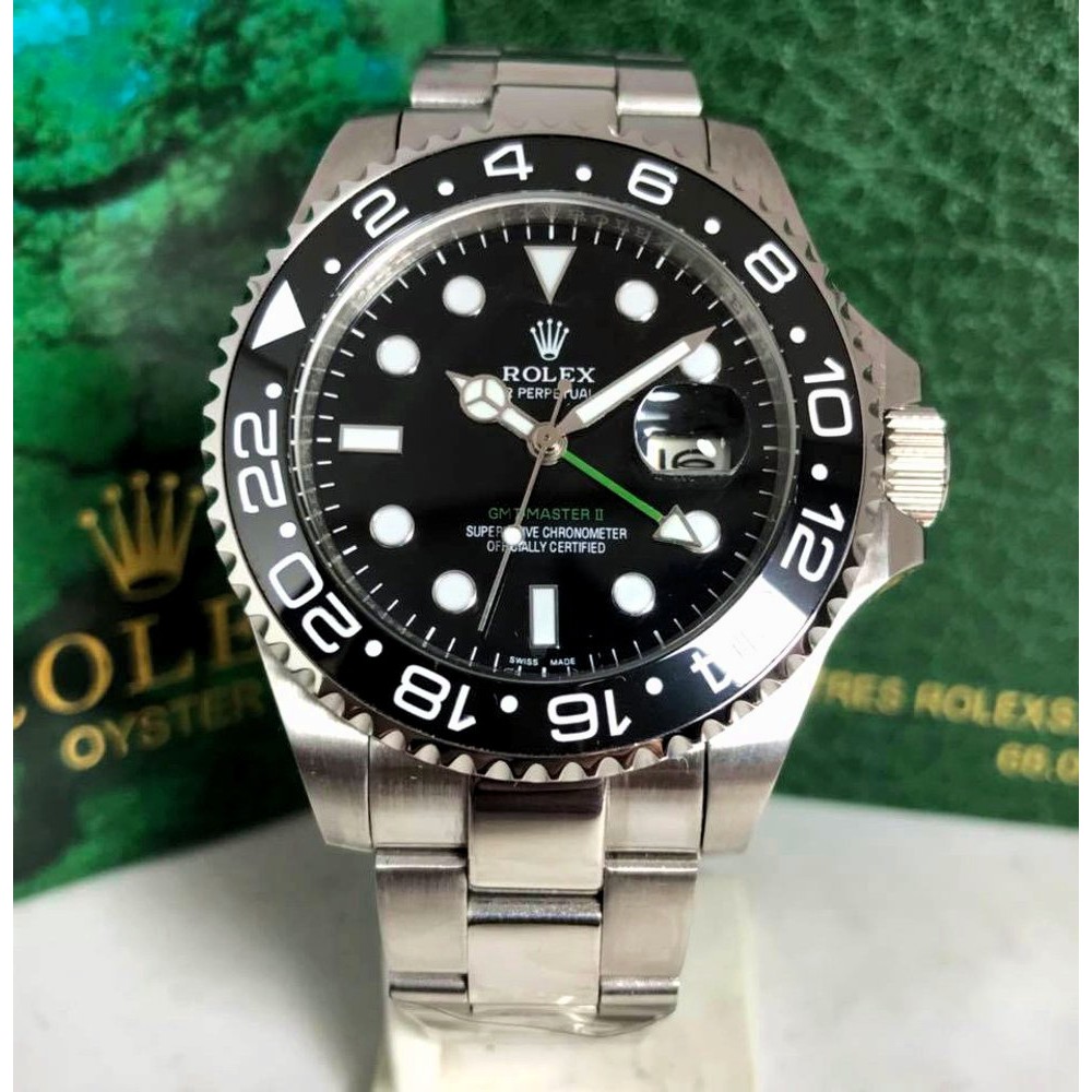 Jam tangan pria - ROLEX GMT-MASTER II Ring Keramik - Rolex Premium
