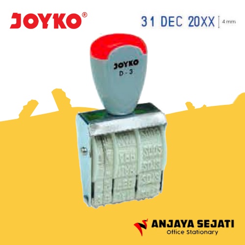 Jual Stempel Tanggal Date Stamp Joyko D 3 Shopee Indonesia