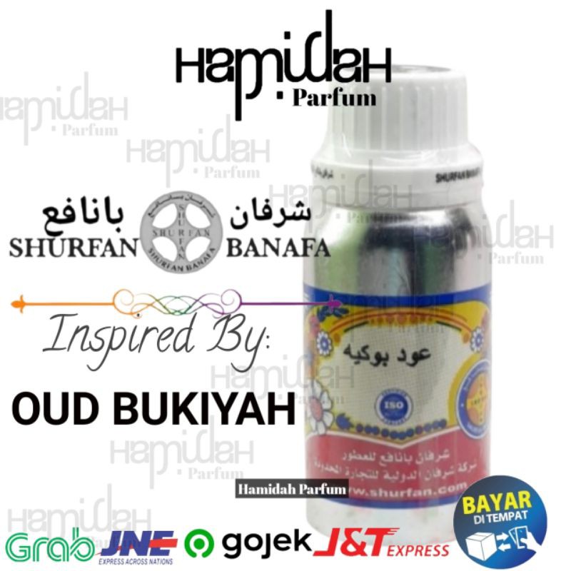 Minyak Wangi Oud Bukiyah Shurfan 100 gram Parfum Saudi 100ML Bugyah Boukiyah Bukiya