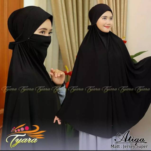 Hijab Instan Bergo Niqob Kerudung Cadar Hijab Masker