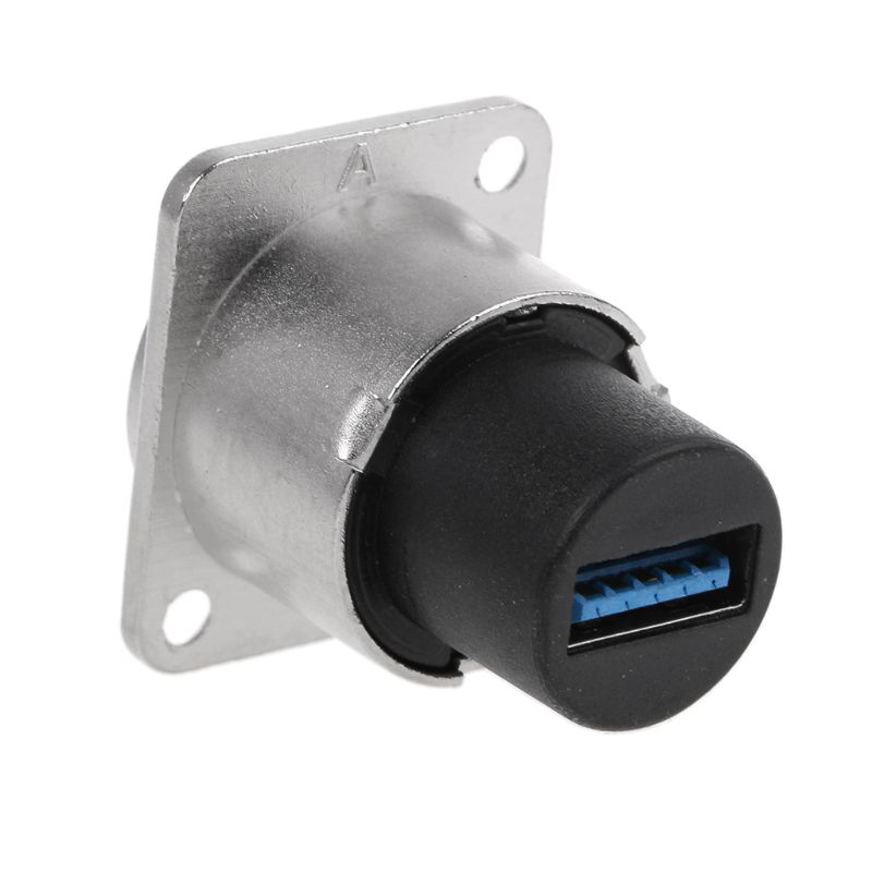 Btsg 5Gbps USB 3.0 Female to Female Coupler Socket Panel Mount Pass Through Adapter