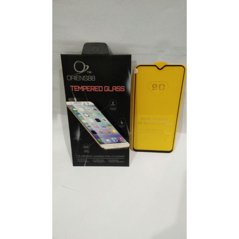 ⭐ Jendela Kosmetik ⭐Tempered Glass Full 5D oppo A7 Anti Gores Kaca Warna Curved 3D Cover Premium Screen Protecto- JK