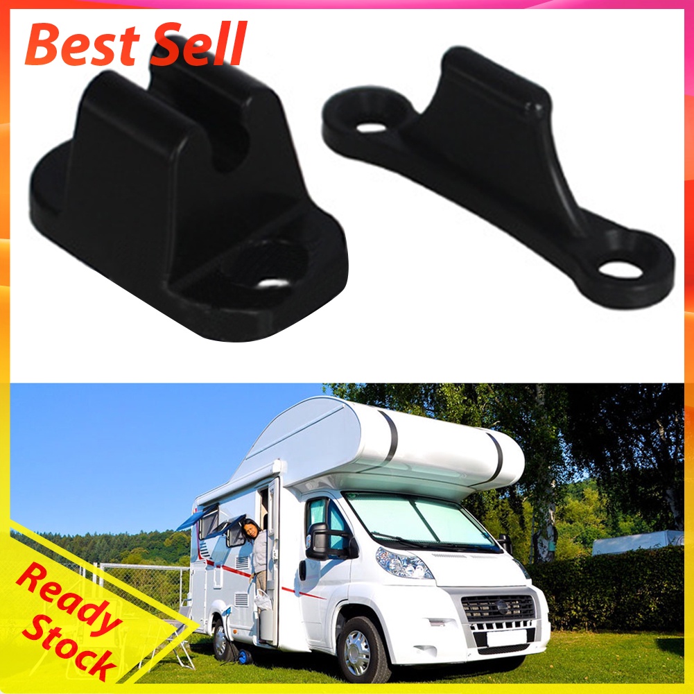 2pcs Nylon Caravan Stop Catch Retainer Holder Boat Door Lock Stopper Clip