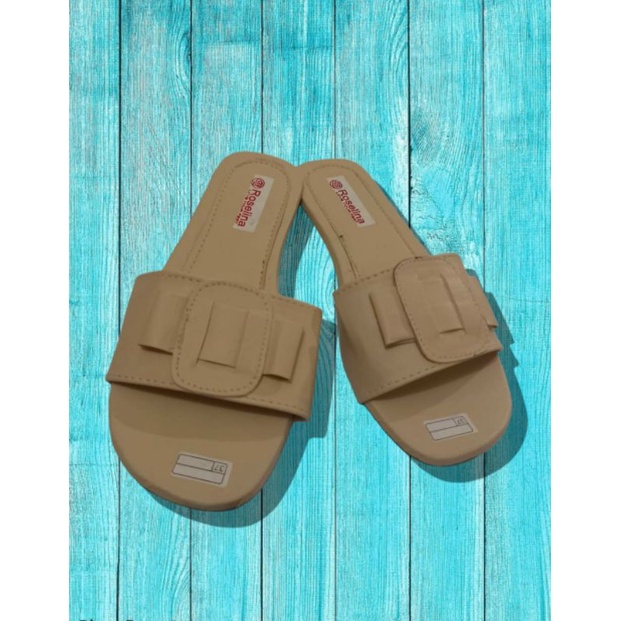 Sandal Kokop Wanita Motif Teplek Terbaru 2021