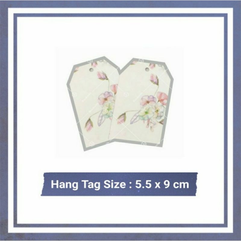 

Hang Tag Motif Flower