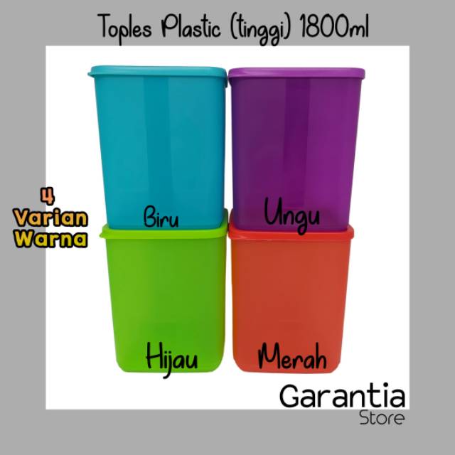Toples plastik Calista Asahi Premium 1800ml size L - Tinggi