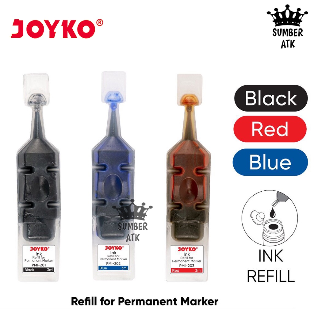

Refill Permanent Marker PMI-201 - PMI-203 Ink Refill Spidol Refill Permanen